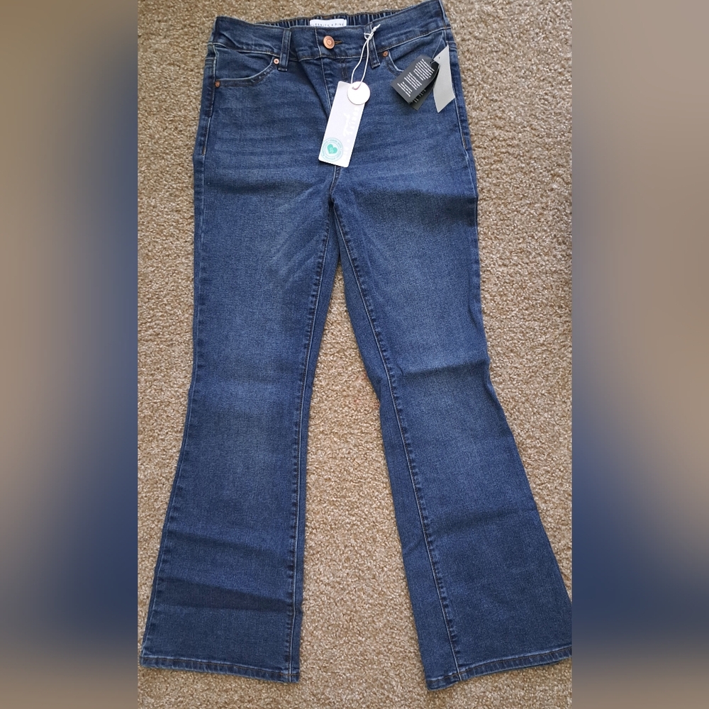 Celebrity Pink Blue Flare Jeans